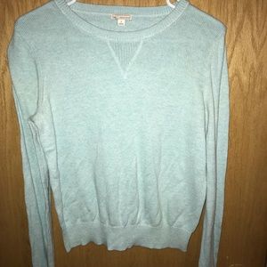 Gap Women’s Crew Neck Sweater - Pastel Blue/Green